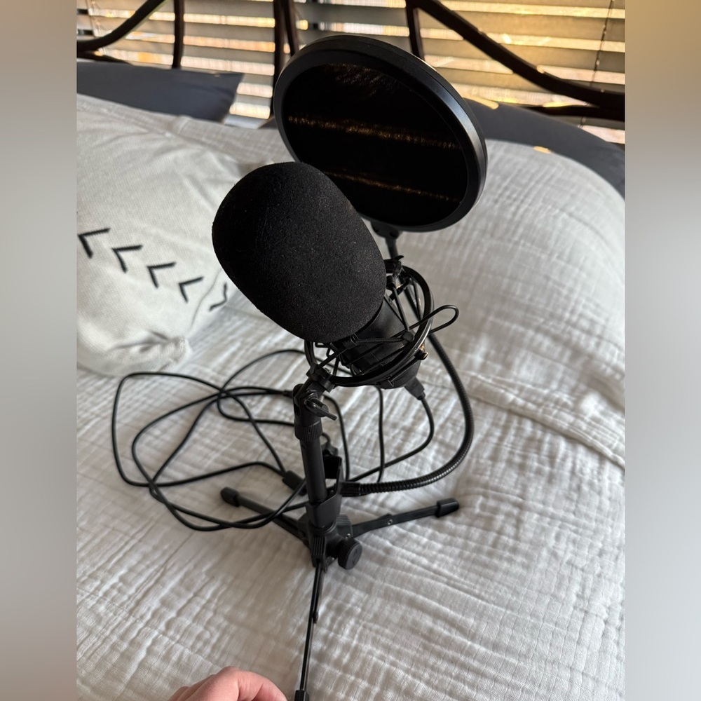 Risea Podcast, Gaming, Vocal Recording USB Computer Condenser Microphone